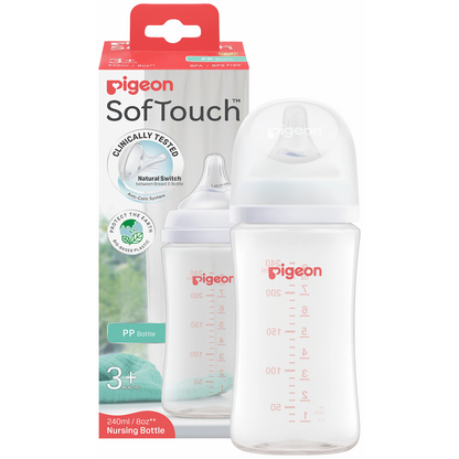PIGEON SOFTOUCH NURSING BOTTLE PP 240ML
