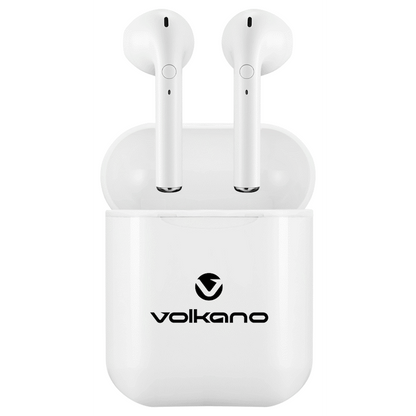 Volkano Buds Series TWS Without Silicone - White