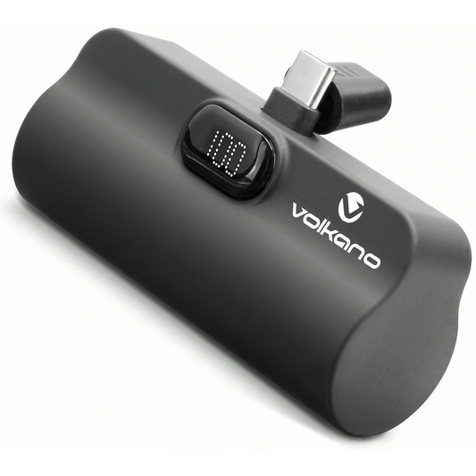Volkano Relief Pro Power Bank - 5000mAh Type-C Direct Plug-In