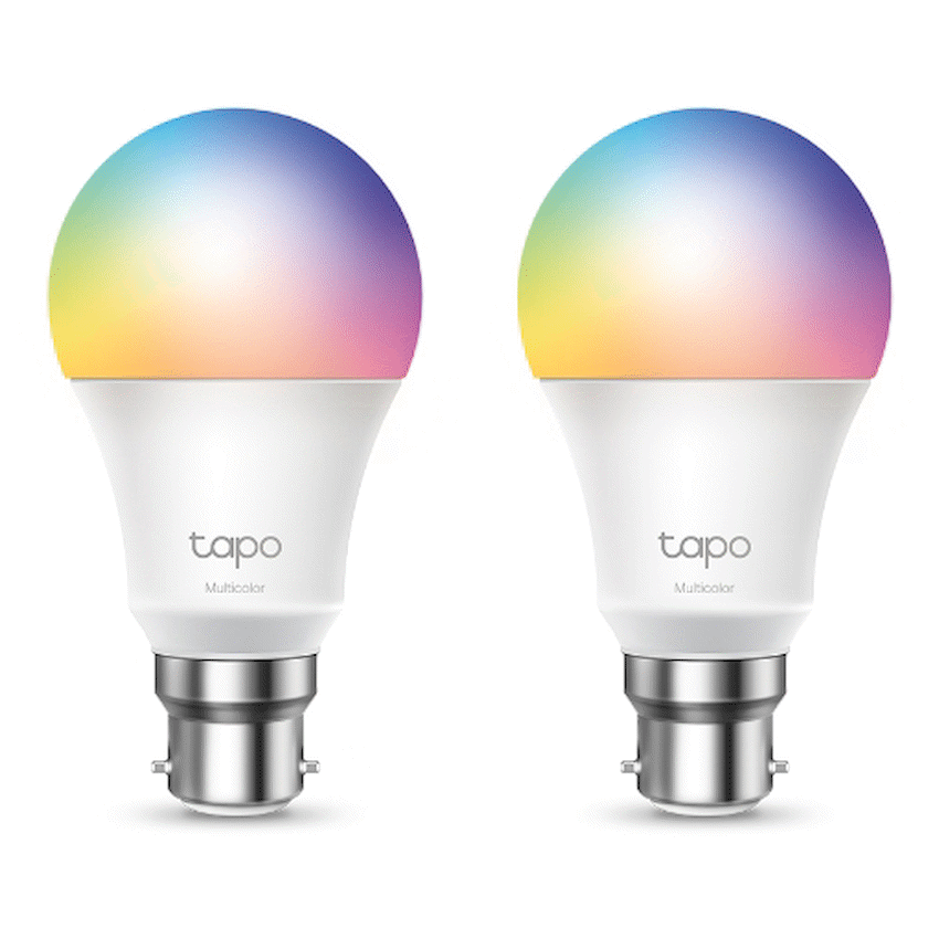 TP-Link Tapo L530B (2-Pack) Smart Wi-Fi Light Bulb - Multicolour