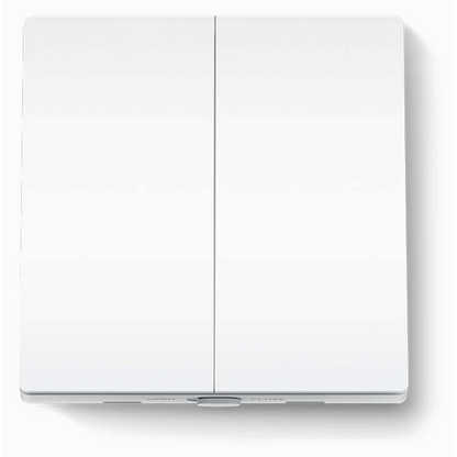 TP-Link Tapo S220 Smart 868mhz Light Switch 2-Gang 1-Way, No Neutral Required