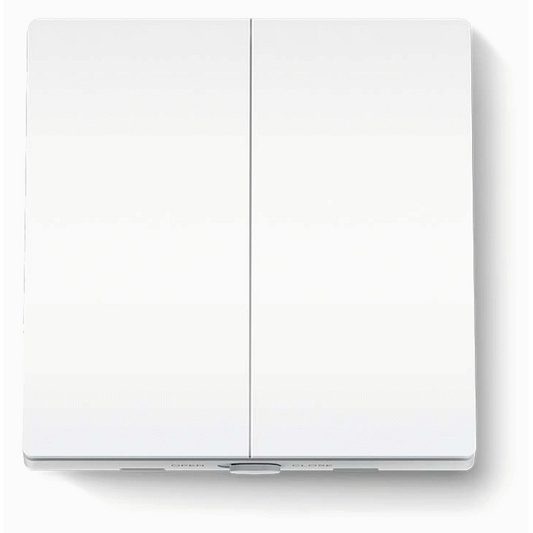 TP-Link Tapo S220 Smart 868mhz Light Switch 2-Gang 1-Way, No Neutral Required