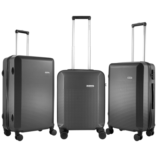 Travelwize Cyclone ABS 4-Wheel Spinner 55cm Luggage - Granite