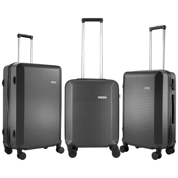Travelwize Cyclone ABS 4-Wheel Spinner 55cm Luggage - Granite