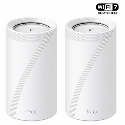 TP-Link Deco BE85 (2-Pack) BE19000 Tri-Band Whole Home Mesh Wi-Fi 7 System