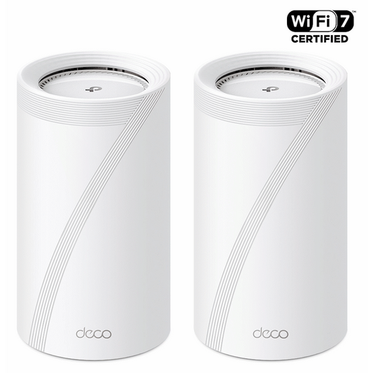 TP-Link Deco BE85 (2-Pack) BE19000 Tri-Band Whole Home Mesh Wi-Fi 7 System