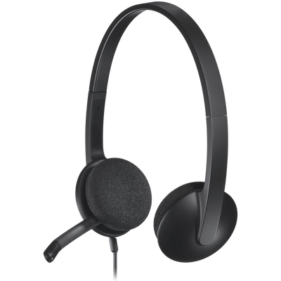Logitech(R) H340 USB Computer Headset - Black