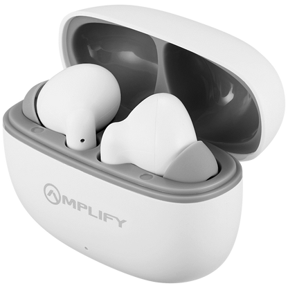 Amplify VoltKit 2 Series TWS Earphones & 35W Dual Wall Charger - White