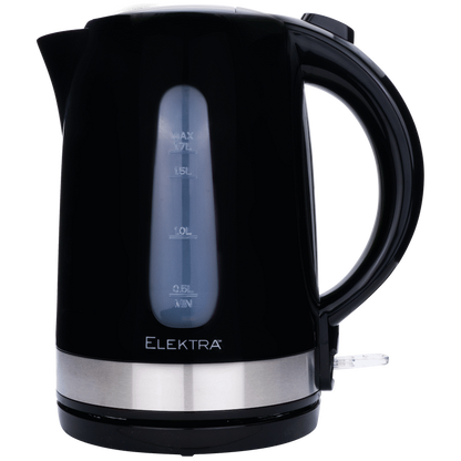 Elektra - 1.7l Plastic Kettle - Black