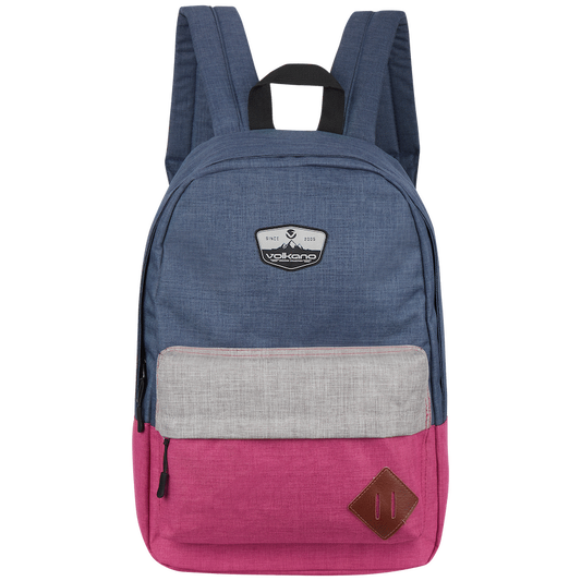 Volkano 3D Series 15.6" Laptop Backpack - Navy/Burgundy