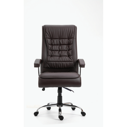 Everfurn Louis High Back Office Chair - Coffee