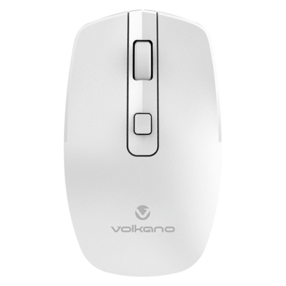 Volkano Granite Series Rechargeable Wireless Mouse - White