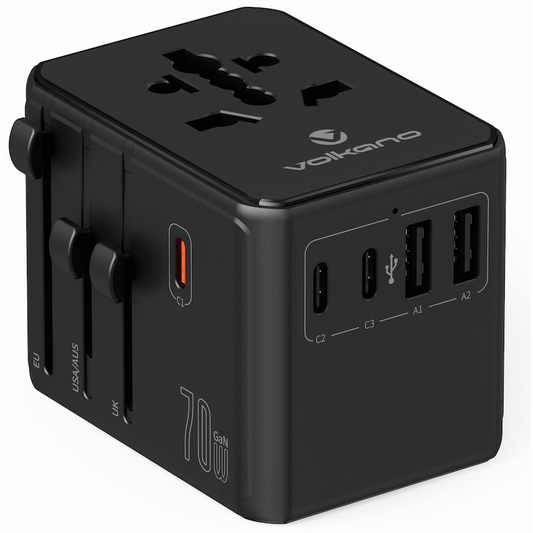 Volkano Jetsetter series 70W PD Travel Adaptor