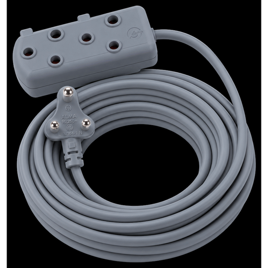 Ellies Side-by-Side Heavy-Duty Extension Lead - 10M - GR
