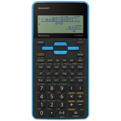 Sharp EL535 Scientific Calculator - 422 Functions- Blue