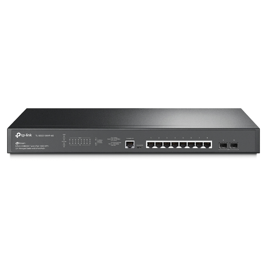TP-Link TL-SG3210XHP-M2 JetStream 8-Port Managed Switch