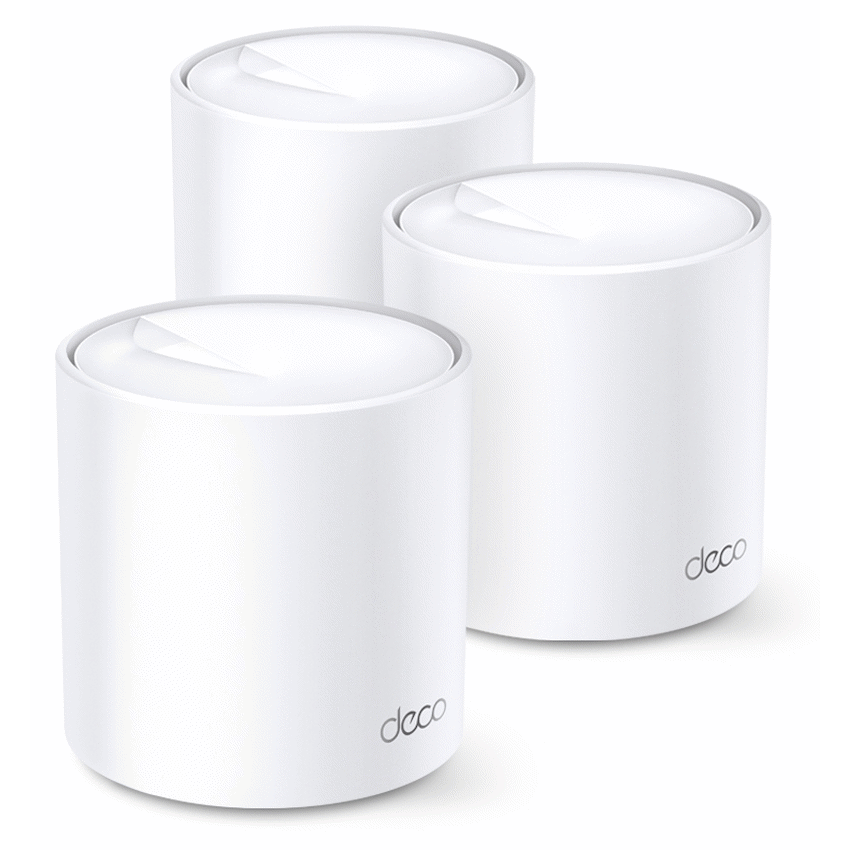 TP-Link Deco X60 (3-Pack) AX5400 Whole-Home Mesh Wi-Fi 6 System (Tri-Band)