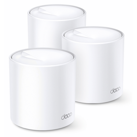 TP-Link Deco X60 (3-Pack) AX5400 Whole-Home Mesh Wi-Fi 6 System (Tri-Band)