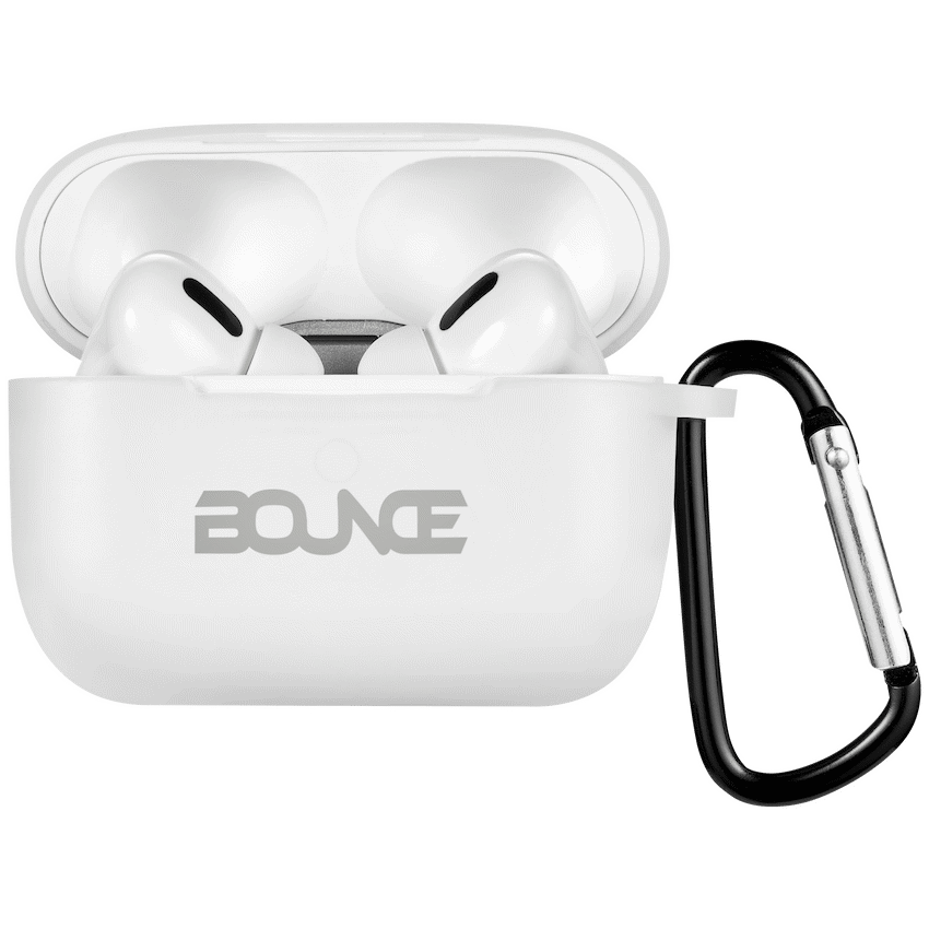 Bounce Clef X True Wireless Earphones + Silicone Accessories - White
