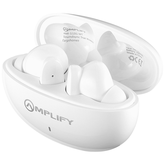 Amplify SoundSync Series True Wireless Earphones - White