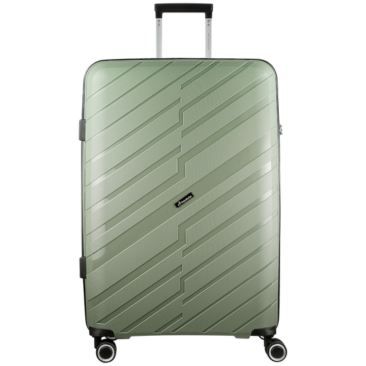 Travelwize Java PP 4-Wheel Spinner 75cm Luggage - Military