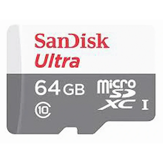 SANDISK MICRO SD CARD 64GB ULTRA 100MB/s Class 10