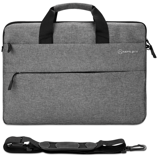 Amplify Cuba 15.6" Laptop Shoulder Bag Grey