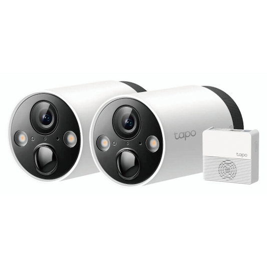 TP-Link Tapo C420S2 2K Smart Wire-Free Security Camera, 2 Camera System