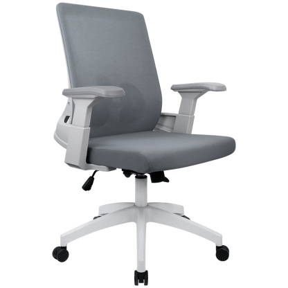 Everfurn Skye Mid Back Office Chair - Grey