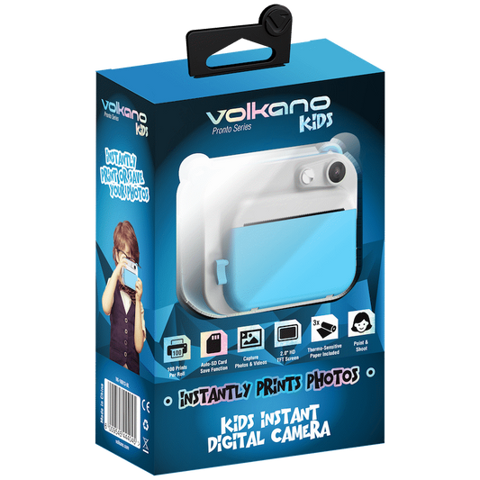 Volkano Kids Pronto Series Instant Digital Camera - Blue