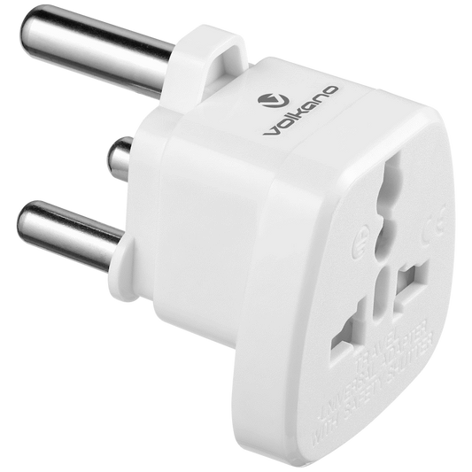 Volkano Traveller SA series travel plug UK/other socket to 15A SA plug