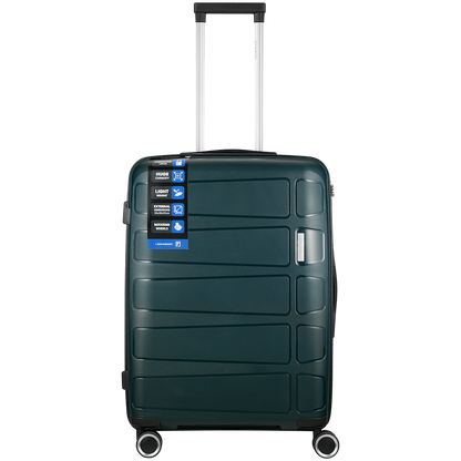 Travelwize Tourer PP 65cm 4-wheel Spinner Luggage Petrol