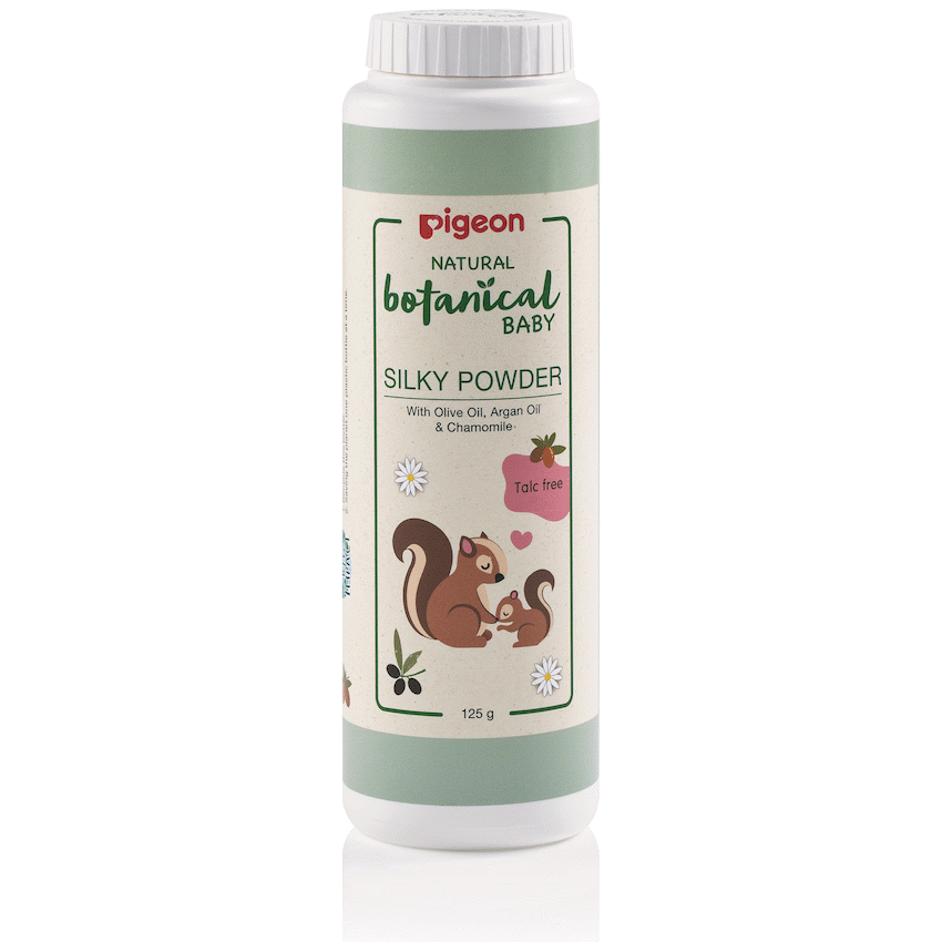 PIGEON NATURAL BOTANICAL BABY SILKY POWDER 125G