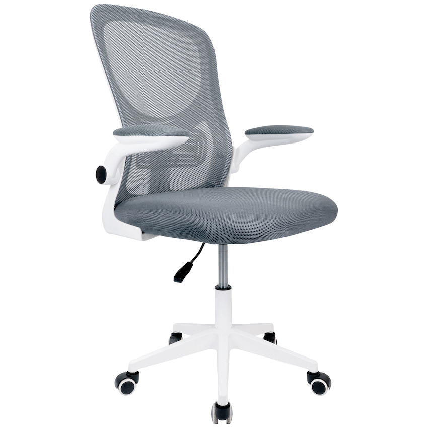 Everfurn Ella Mid Back Office Chair - Grey