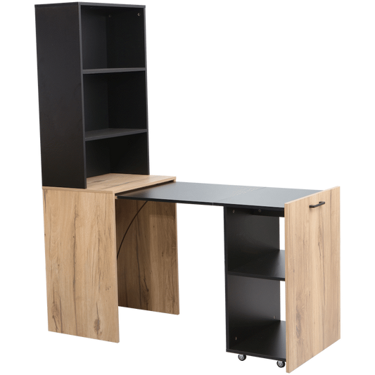 Adaptive Desk, With  Bookshelf