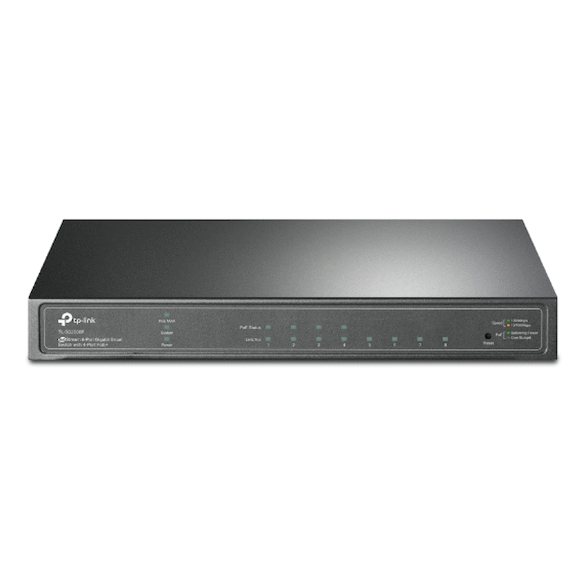 TP-Link TL-SG2008P JetStream 8-Port Gigabit Smart Switch with 4-Port PoE+