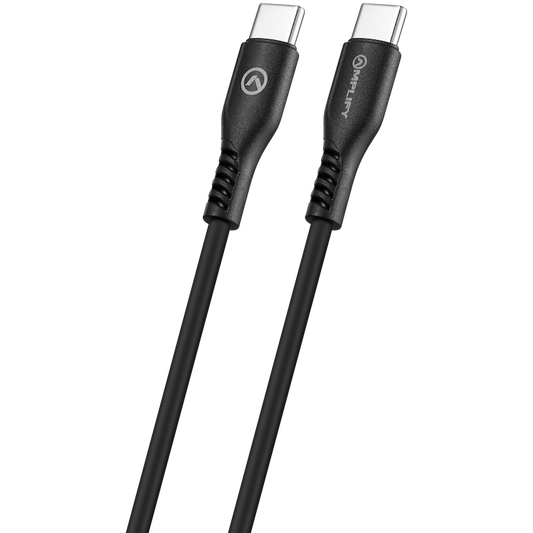Amplify CoreCharge 1.2m USB-C to USB-C Cable - Black