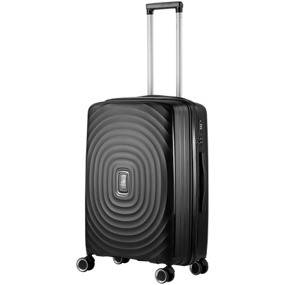 Travelwize Ripple PP 4-Wheel Spinner 55cm Luggage - Black