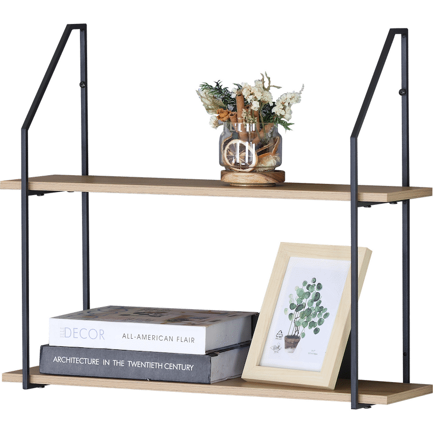 Everfurn Metro 2 Tier Wall Shelf