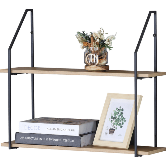 Everfurn Metro 2 Tier Wall Shelf