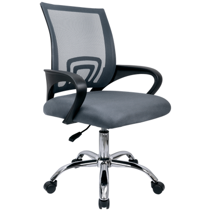 Everfurn Swift Mid Back Chair - Grey
