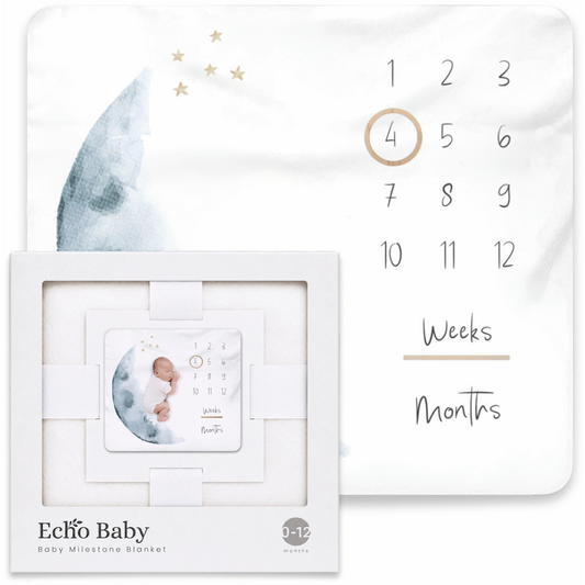 Echo Baby Milestone Blanket - Moon
