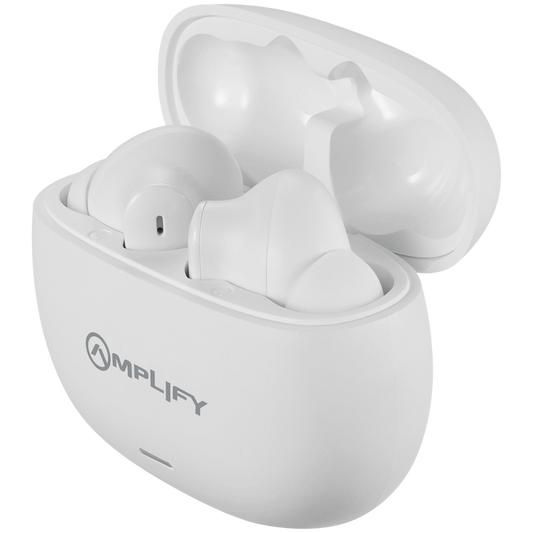 Amplify Aurum TWS Earphones with ANC + ENC - White