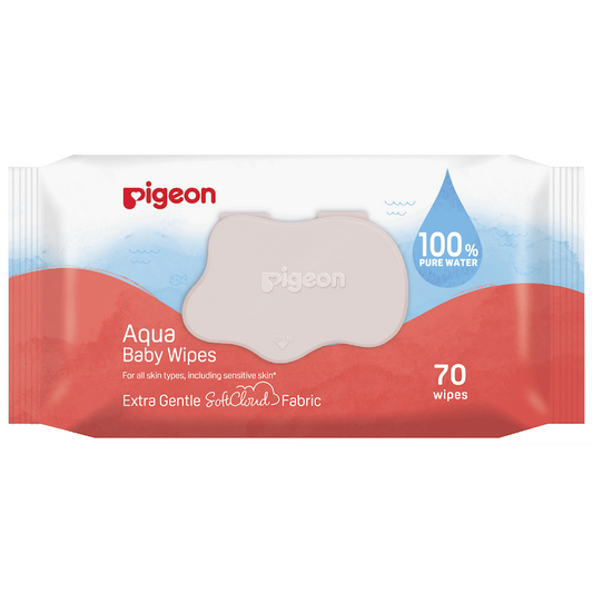 PIGEON AQUA BABY WIPES 70's FLIPTOP - Single