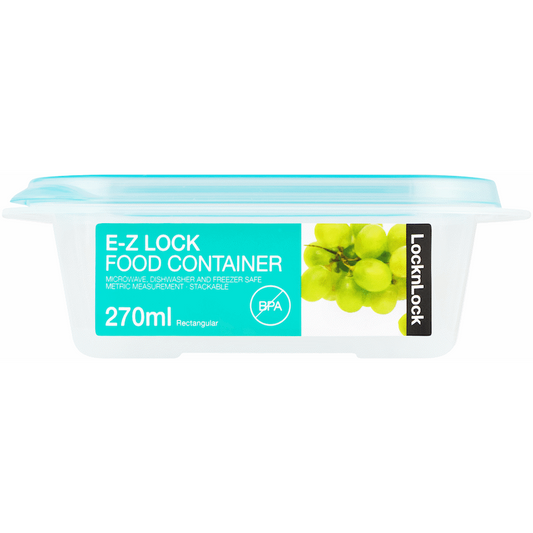 LocknLock EZ Lock rect 270ml blue ( Order in Qty of 6)