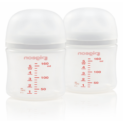 PIGEON SOFTOUCH NURSING BOTTLE 160ML - TWIN PACK