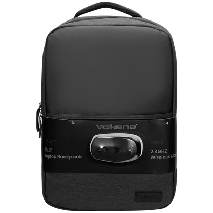 Volkano Taurus 15.6" Backpack & Mouse combo
