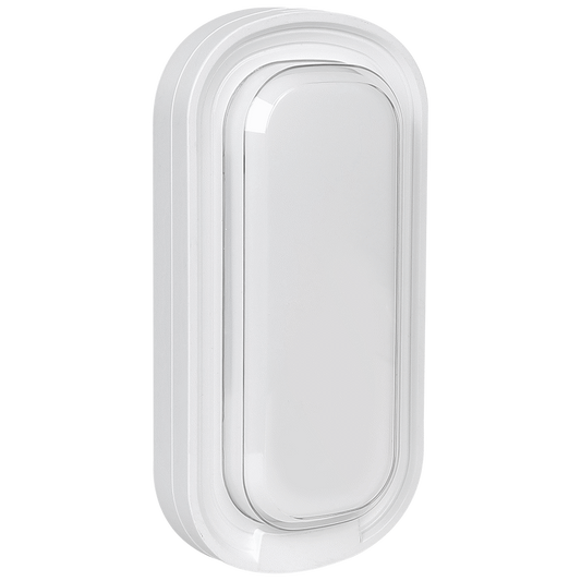 Ellies Ellipse Series AC 24W Capsule LED Bulkhead - PC - WT