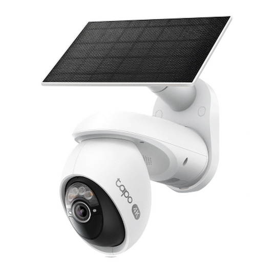 Solar-Powered Pan/Tilt Security Camera Kit