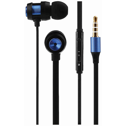 Volkano Alloy Series Metal Earphone - Blue